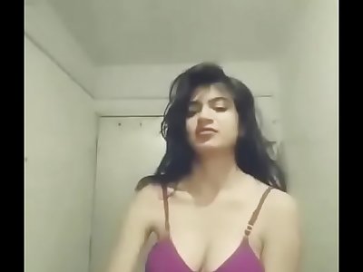 18yrs Indian Teen showing her totally shaven pussy for the first time.