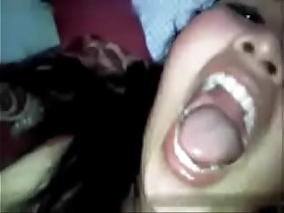 Indian Desi Manipuri Schoolgirl swallows cum after hand job