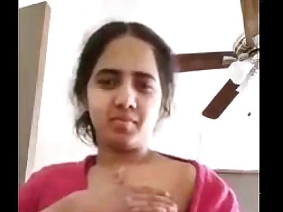Indian Bhabhi Bare Filming Her Self Video - IndianHiddenCams.com
