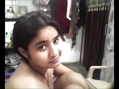 desi sexy youthful girl at home alone with beau