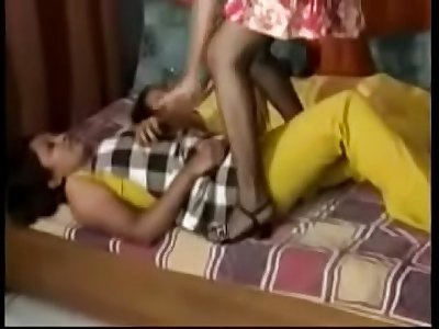 Horny Desi Indian Gal Lovin A Song In Lesbian Porn
