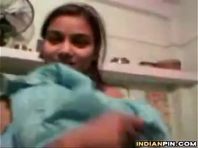 Indian Teen Girl Taunting Her Naked Body