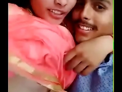 desi girl and his boyfriend gargle boob